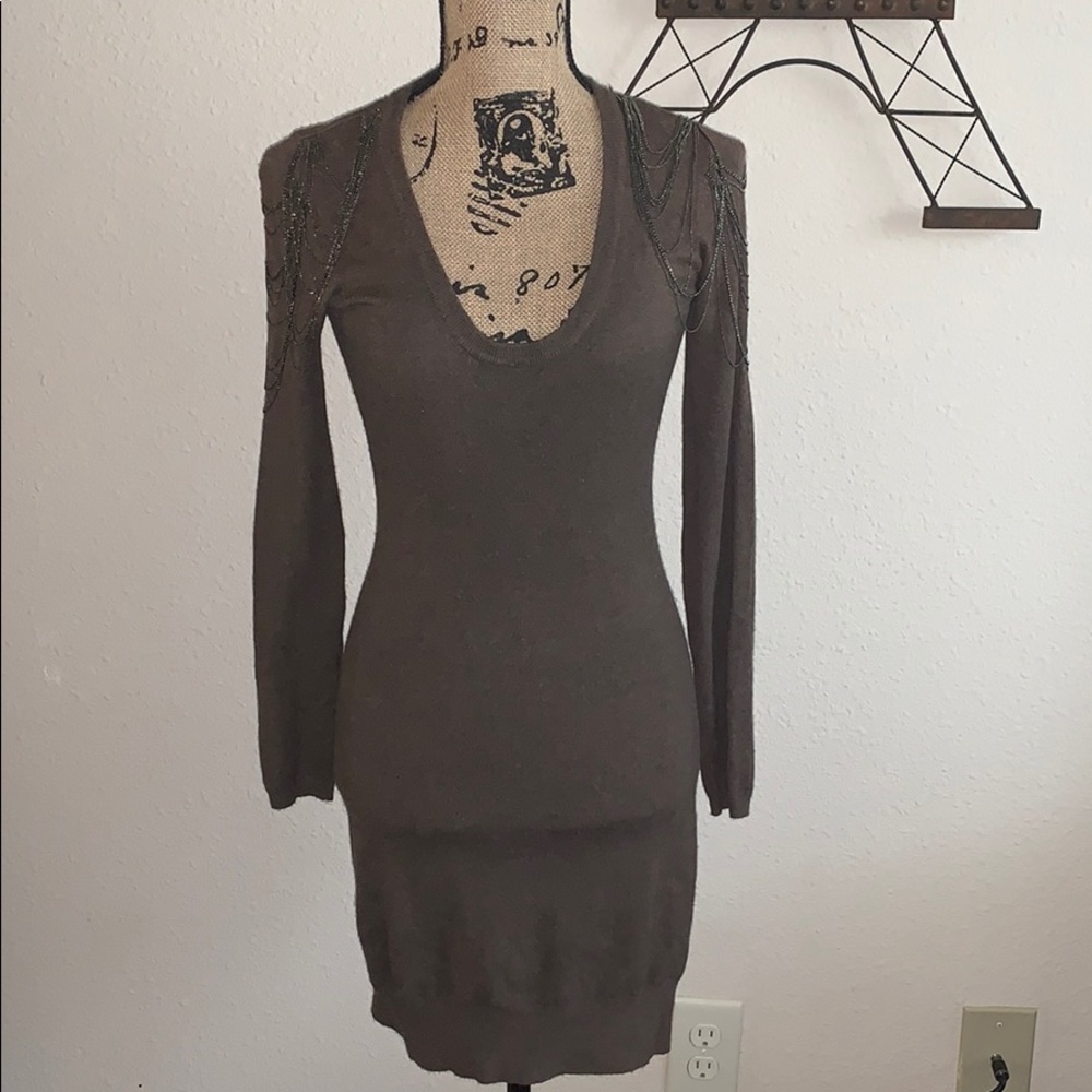 Glamour Department Chain sweater dress/tunic